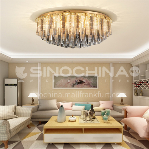 Light luxury crystal lamp living room lamp led ceiling lamp modern living room dining room lamp bedroom lamp GD-1252